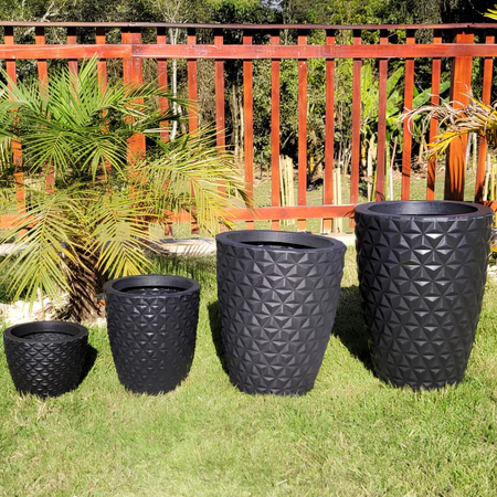 Pack de 4 Maceteros ¡Ligeros, Resistentes y con Estilo!