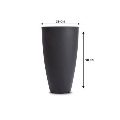 KIT DE 2 MACETEROS VIETNAMITA NEGRO ABSOLUTO