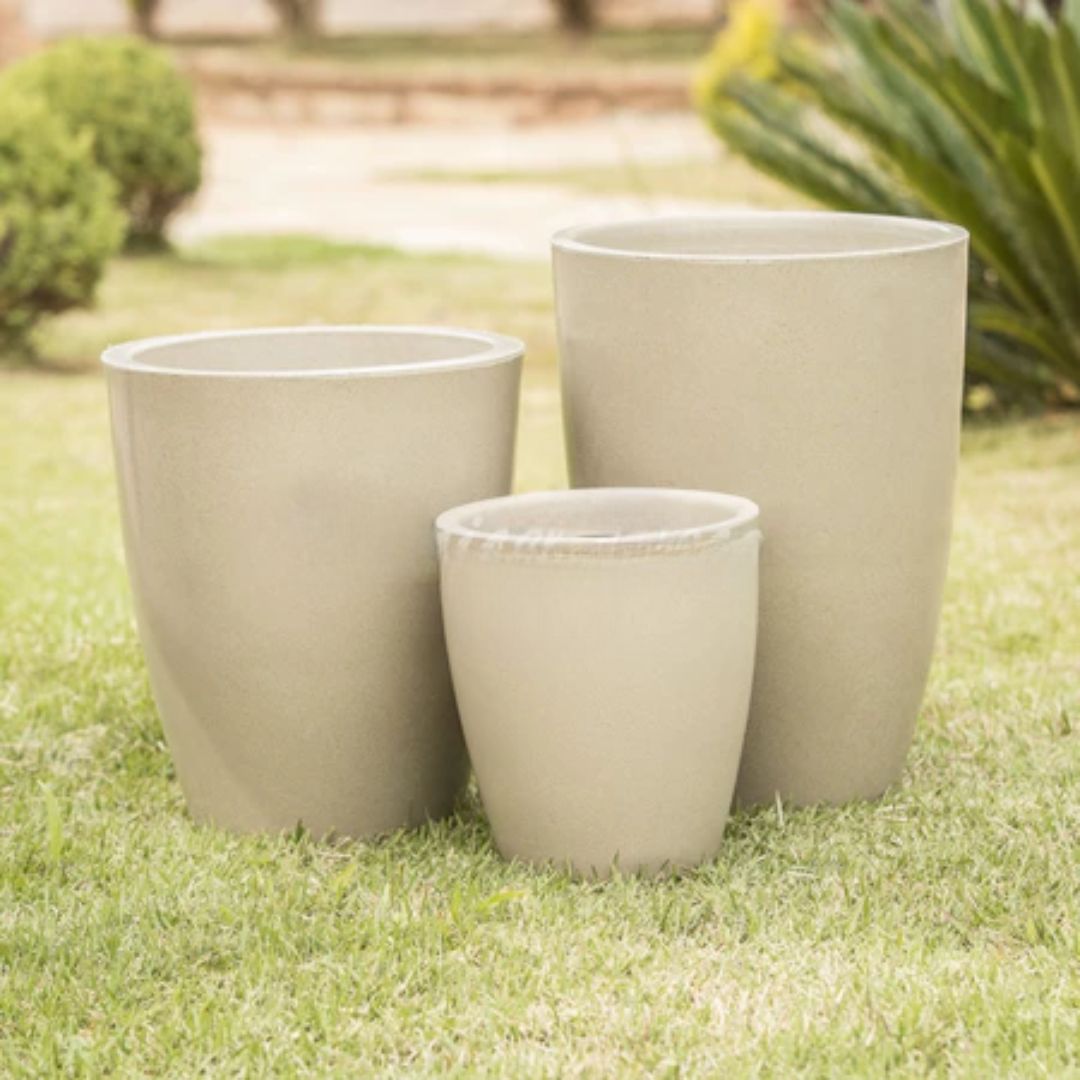 Pack de 3 Maceteros Lisos ¡Ligeros, Resistentes y con Estilo!
