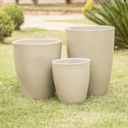 Pack de 3 Maceteros Lisos ¡Ligeros, Resistentes y con Estilo!