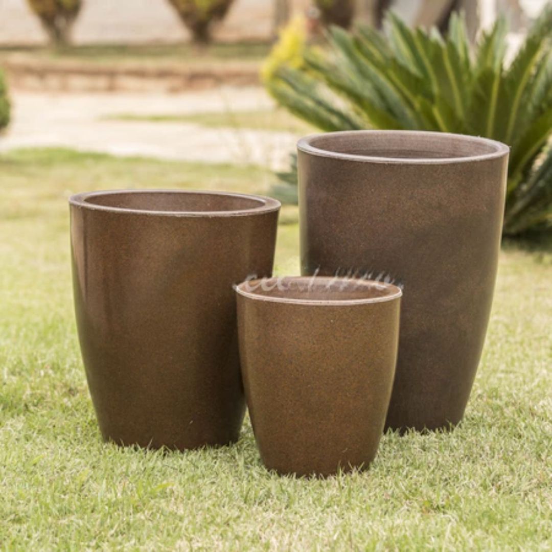Pack de 3 Maceteros Lisos ¡Ligeros, Resistentes y con Estilo!