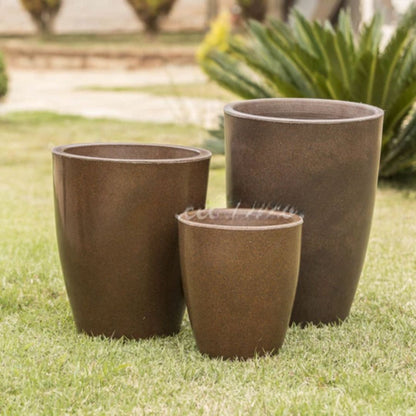 Pack de 3 Maceteros Lisos ¡Ligeros, Resistentes y con Estilo!